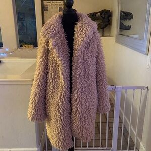 Wild Fable Plush Cream Teddy Jacket